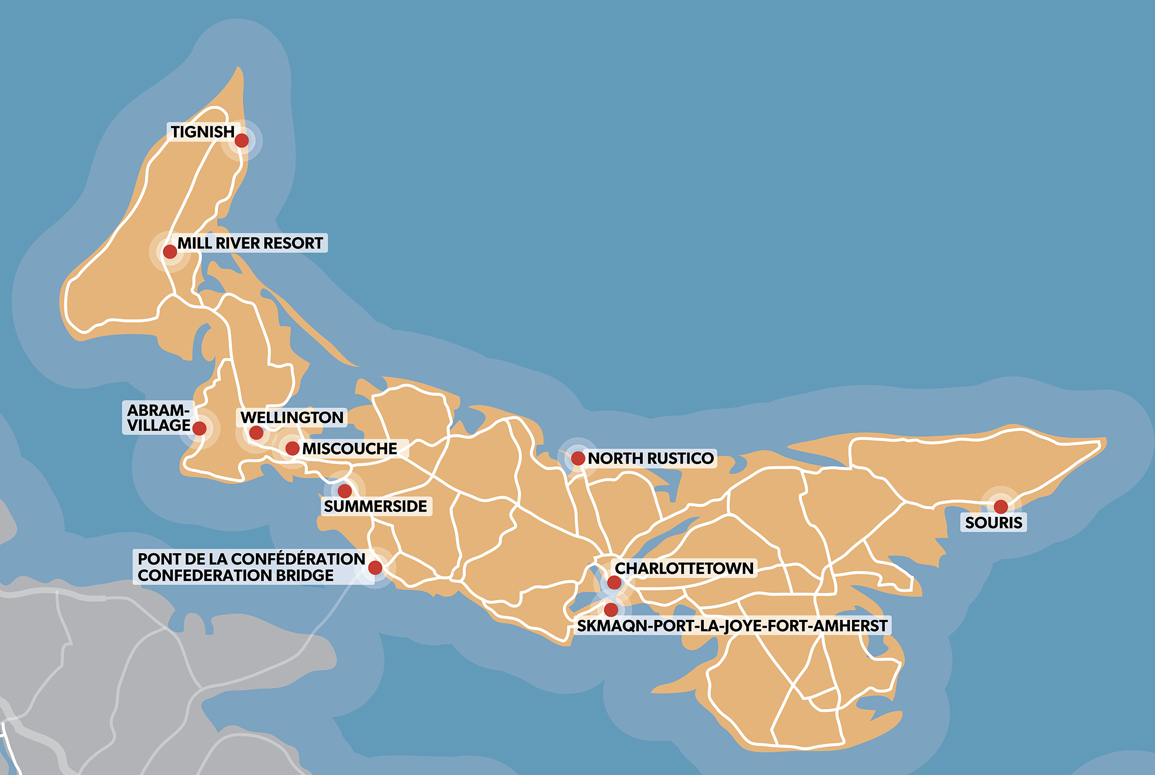 evenement Borden mappe